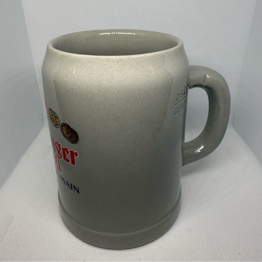 GERZ Henninger Brau Frankfurt-Main Beer Mug W GERMANY 0.5L  Stoneware Vintage - Picture 2 of 10